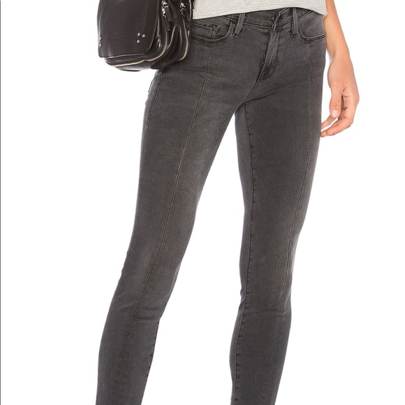 Frame Denim Le Skinny De Jeanne Front Split Jeans - Picture 2 of 8